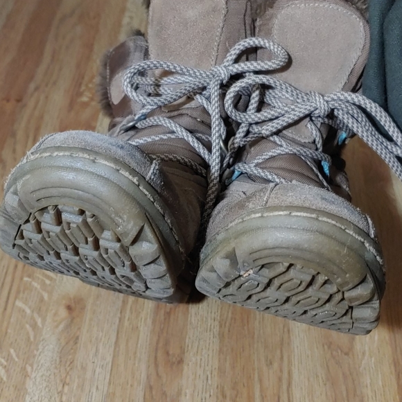 BareTraps Aero Leather Round Toe Winter Boots 6 - Picture 6 of 16